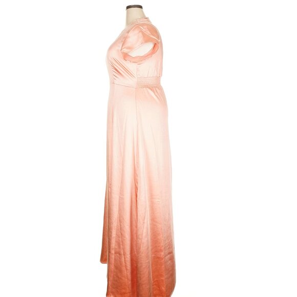 Böhme Orange/Cream Casual Dress - Picture 4 of 6